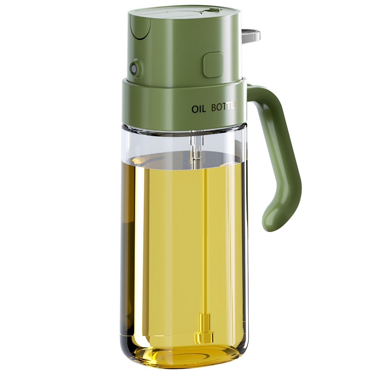 倒噴兩用油壺廚房家用噴油壺自動開合噴倒兩用油壺玻璃油瓶霧化噴油壺