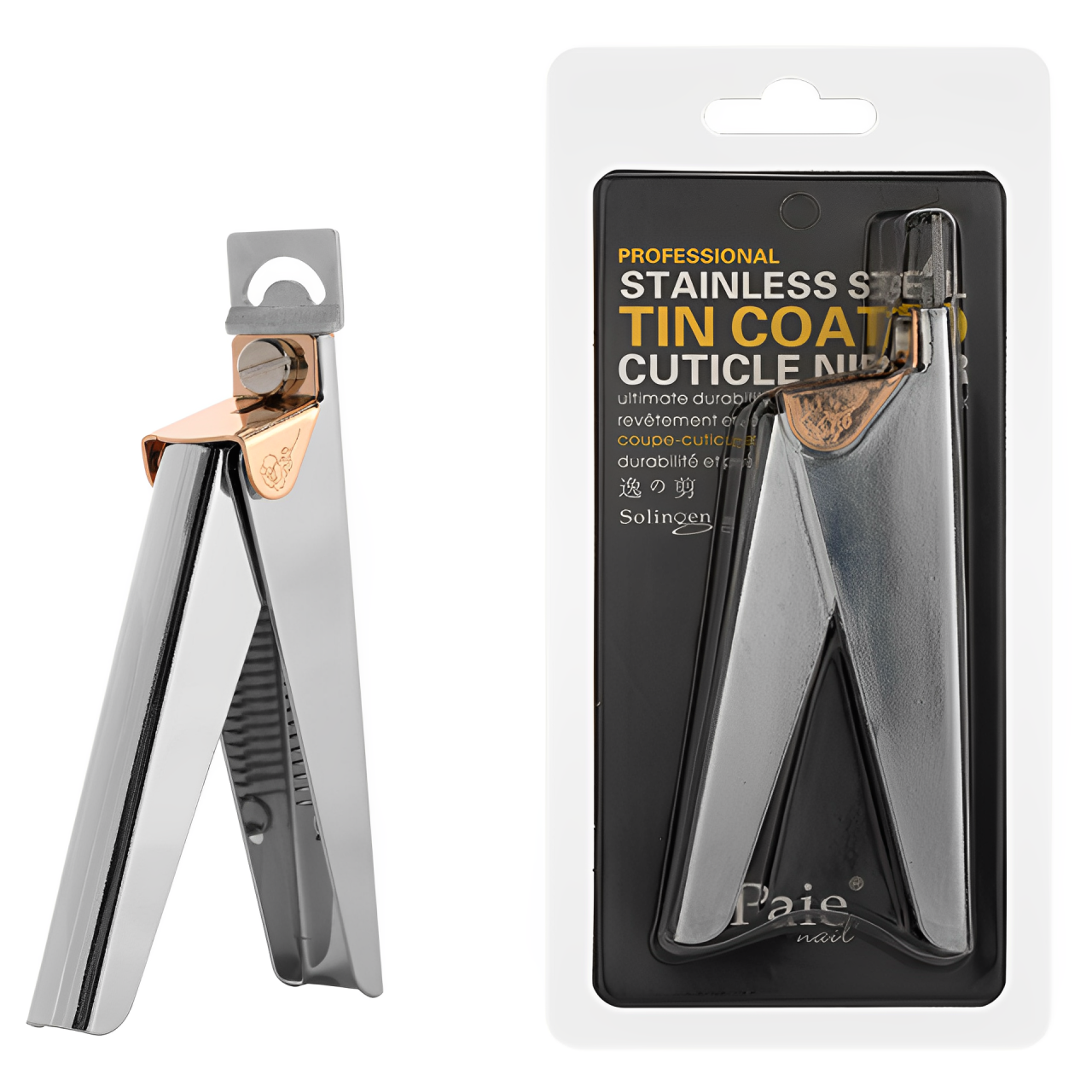 美甲一字剪綵鈦法式U型剪假指甲剪不銹鋼指甲刀美甲修甲工具