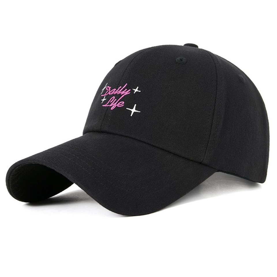 繡花棒球帽夏季新款字母棒球帽女戶外騎行休閒遮陽帽子男時尚刺繡鴨舌帽