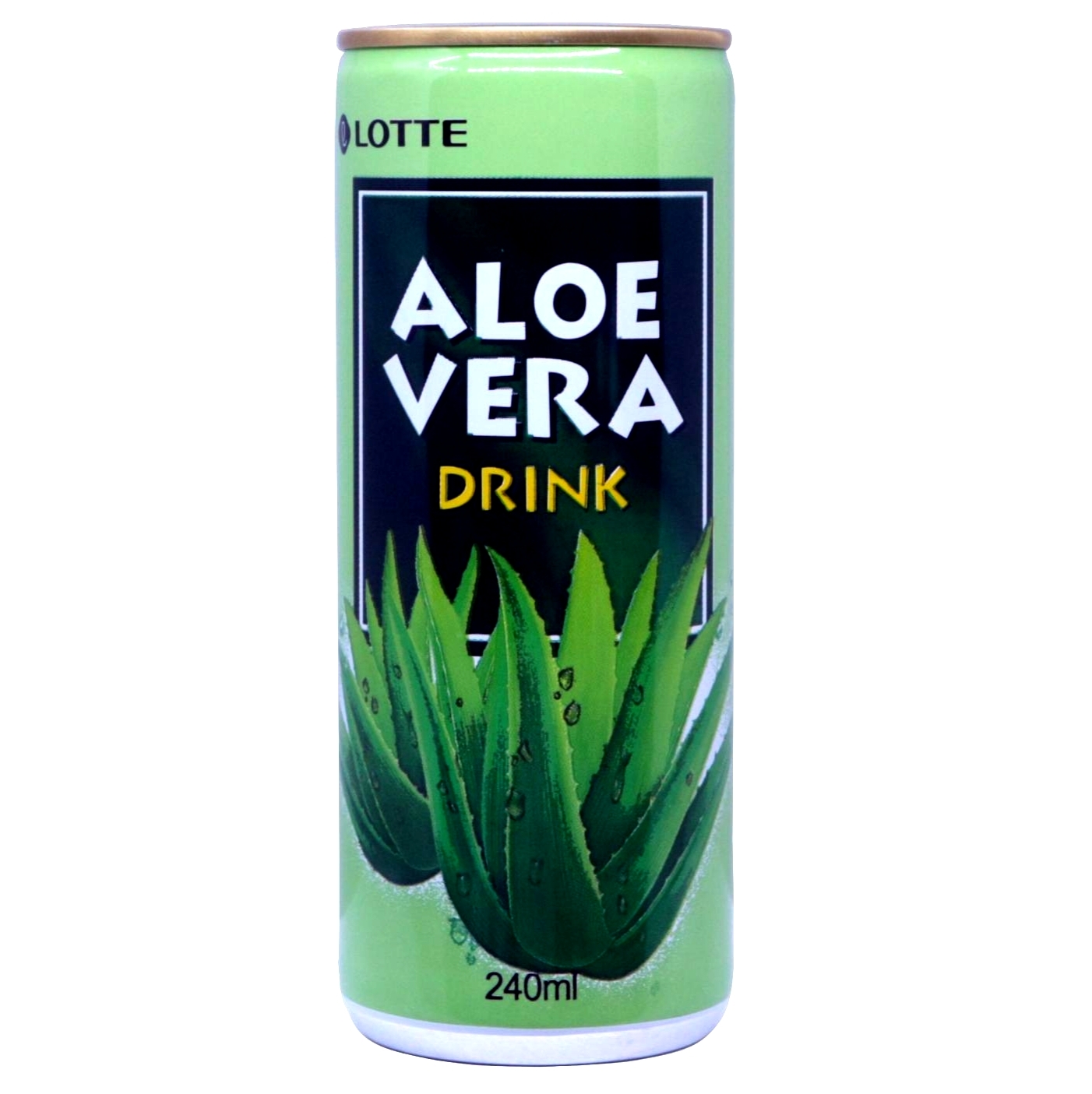 【澳門發貨】（原箱30罐）LOTTE 樂天鮮蘆薈樂240ml罐裝果汁飲料