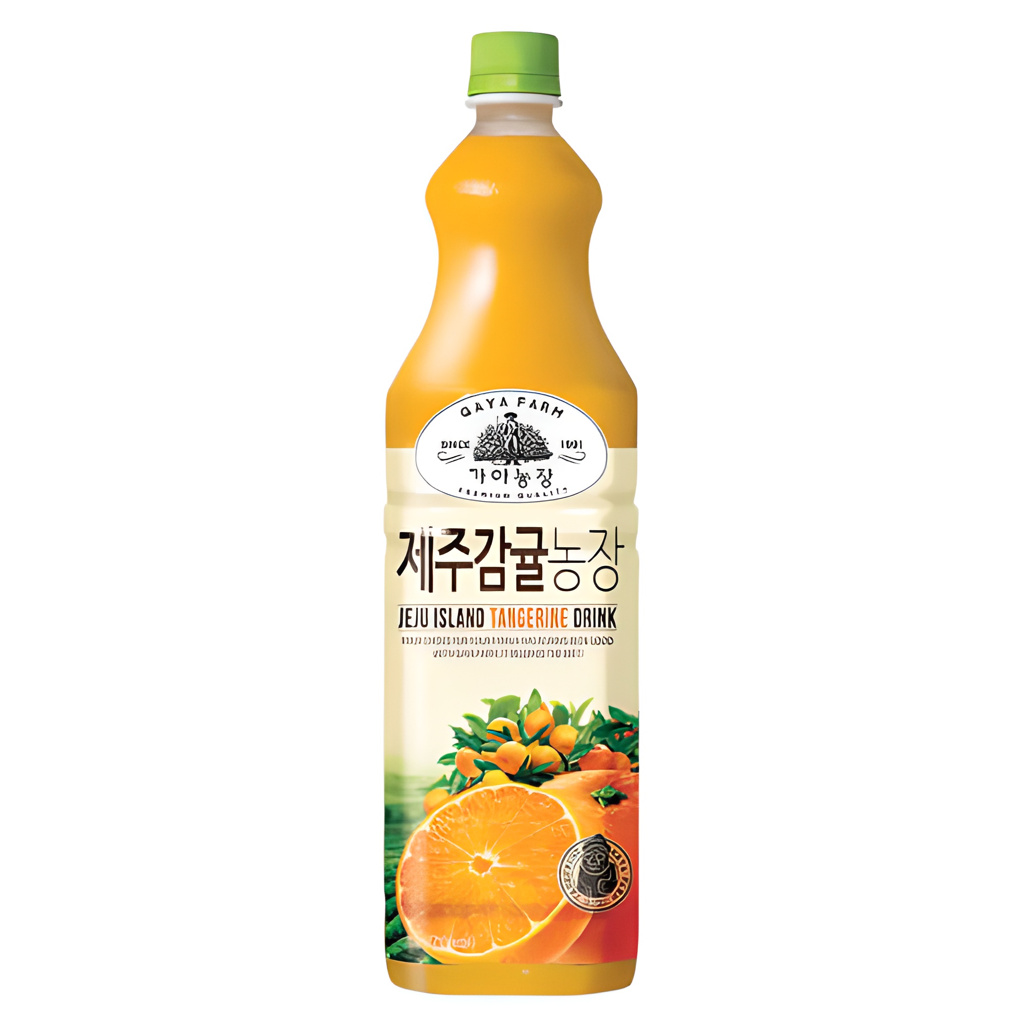 【澳門發貨】（原箱12支）Gaya Farm 伽倻農場濟州島橙汁1.5L韓國原裝進口果汁飲料