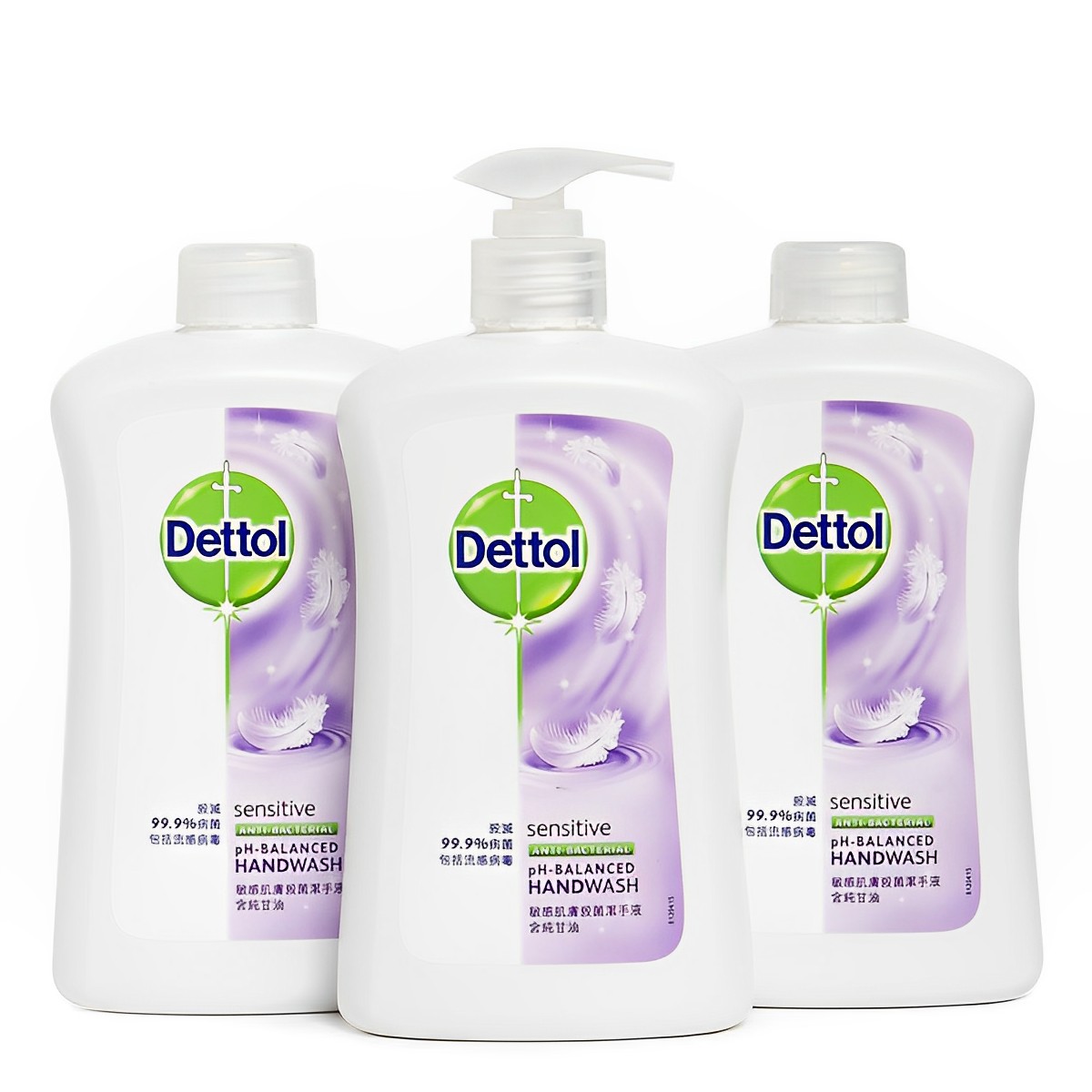 【澳門發貨】Dettol滴露敏感肌膚潔手液500g+補充裝500g*2消毒殺菌保濕清潔持久抗菌抑菌去污洗手液敏感肌用