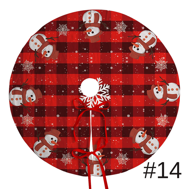 聖誕樹裙節日派對場景裝飾樹底圍裙毛絨布料聖誕樹裝飾