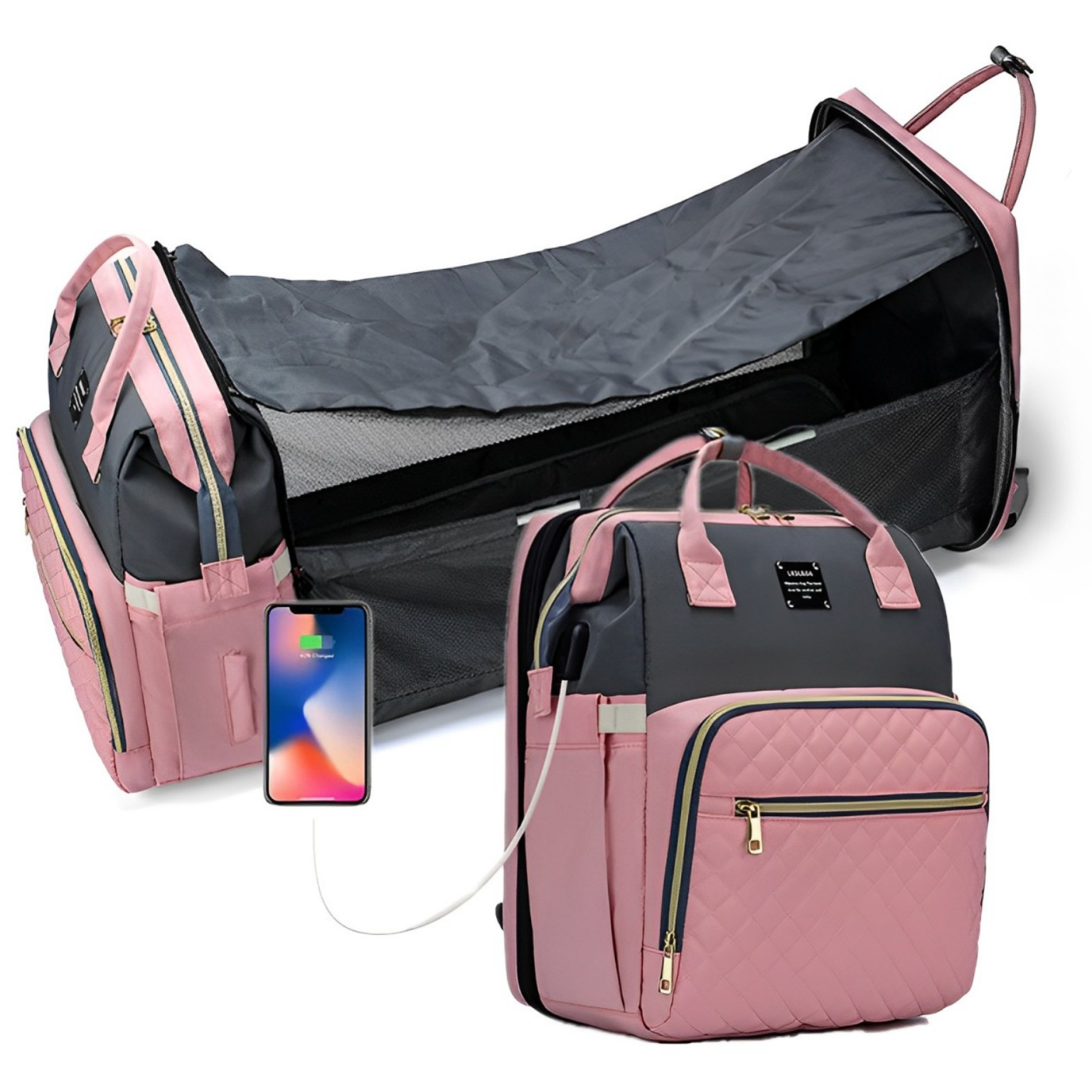 LEQUEEN多功能嬰兒床包新款遮陽手提可攜式折疊