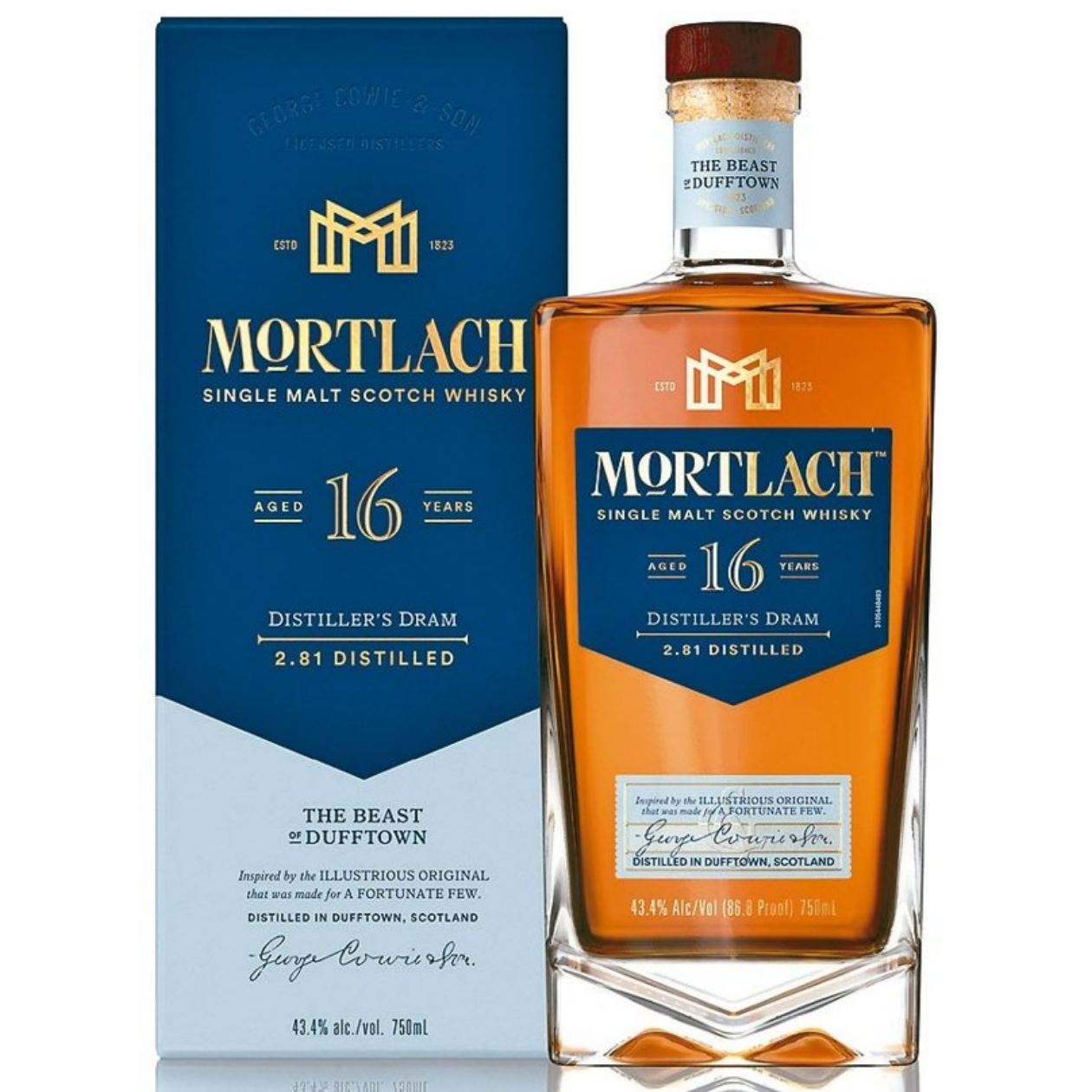 【澳門發貨】（附贈品）Mortlach慕赫16年單一麥芽威士忌750ml