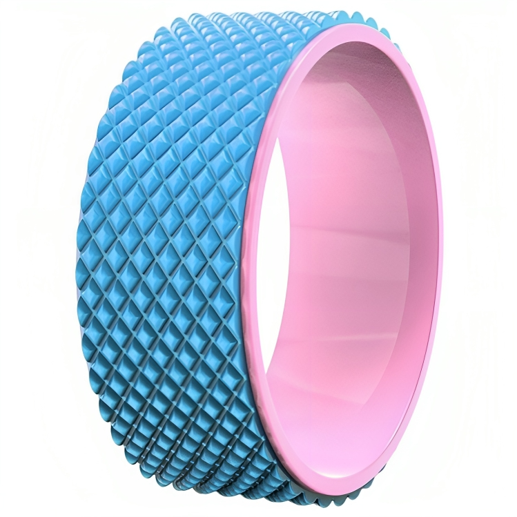 浮點按摩瑜伽輪升級款3D立體滾筒初學者開背普拉提後彎神器