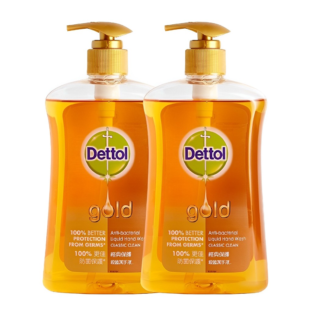 【澳門發貨】Dettol滴露經典保護潔手液500g+補充裝500g消毒殺菌保濕清潔持久抗菌抑菌去污金裝洗手液
