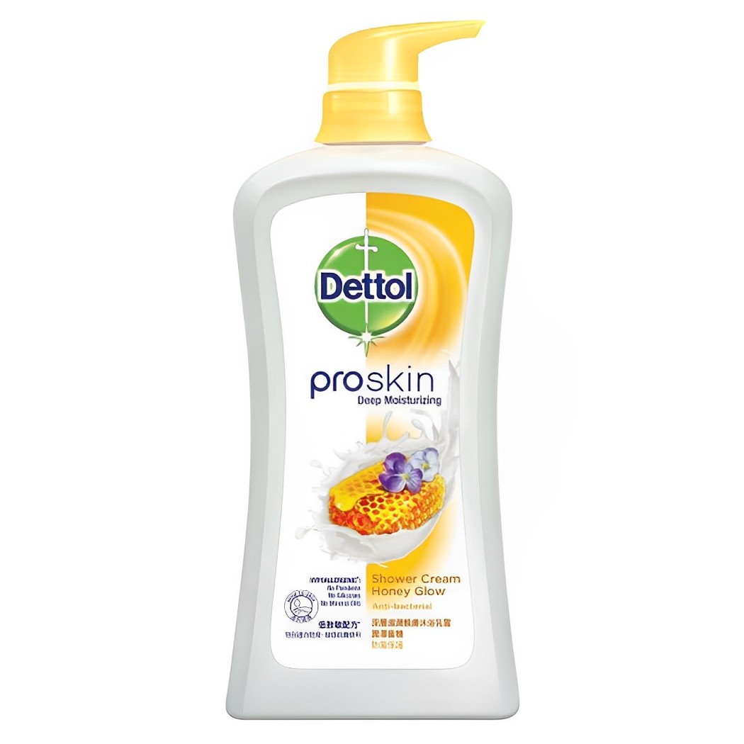 【澳門發貨】Dettol滴露Proskin深層滋潤親膚沐浴乳霜潤澤蜜糖950ml抑菌箱體持久清爽防汗味蜂蜜精華沐浴露