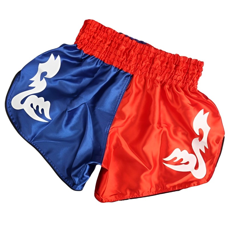 泰拳短褲訓練搏擊格鬥少兒童散打培訓拳擊短褲拼色