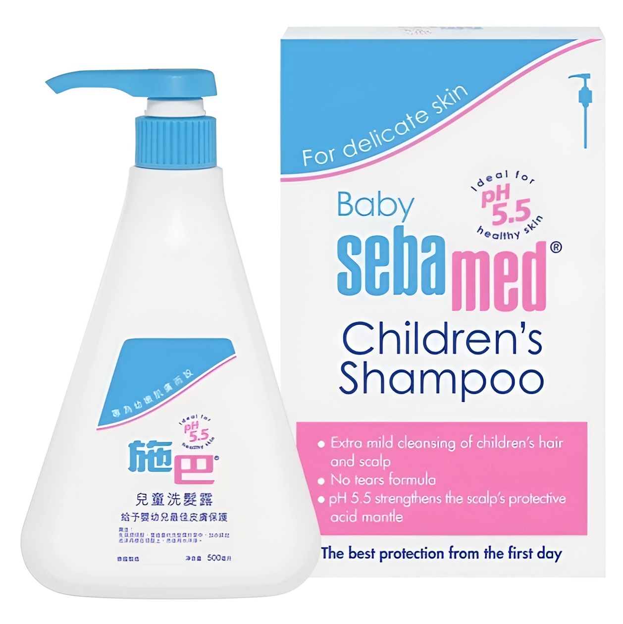 【澳門發貨】sebamed 施巴兒童洗髮露500ml嬰幼兒寶寶洗髮乳洗頭水
