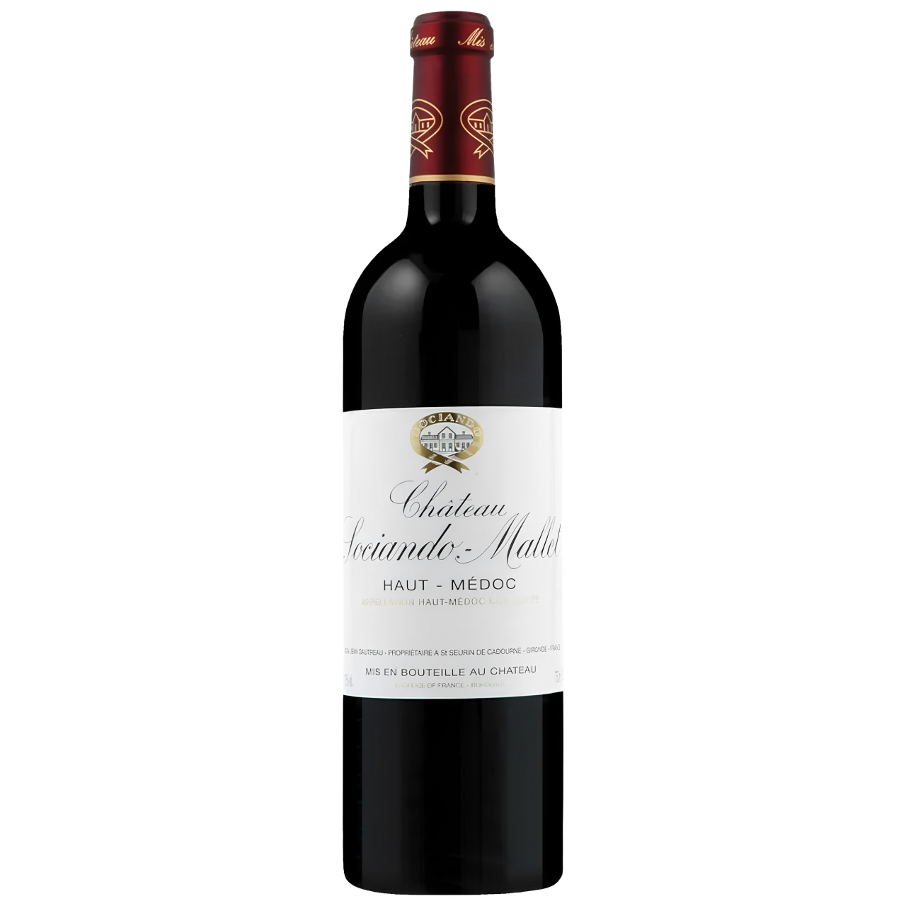 【澳門發貨】 02 Chateau Sociando-Mallet 法國蘇士杜瑪力紅酒75cl