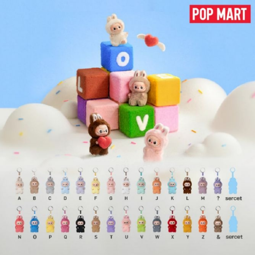 【澳門發貨】（1套14隻）POP MART THE MONSTERS - Labubu 4.0 THE MONSTERS 心底密碼系列 - 搪膠毛絨掛件盲盒 系列 鎖匙扣 有機會附有隱藏版