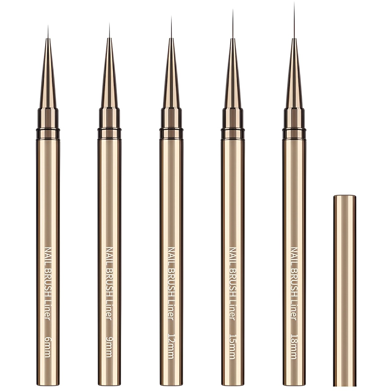 [熱銷] 美甲拉線筆金屬杆美甲筆日式彩繪畫花勾線筆美甲筆