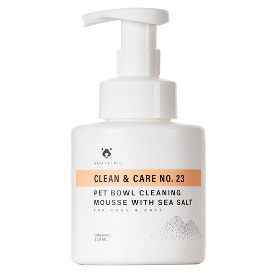 （3瓶起購）Amo Petric 阿默海鹽寵物洗碗慕斯 300ml