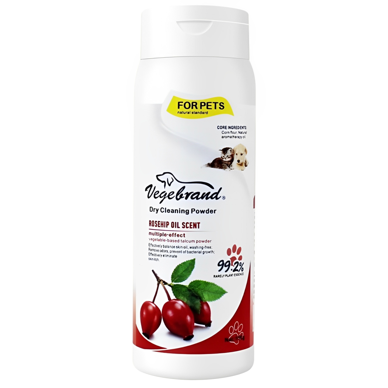 （3瓶起購）Vegebrand 寵物乾洗粉150g除臭清潔幼犬兔子免洗祛味沐浴露小狗貓咪清潔用品