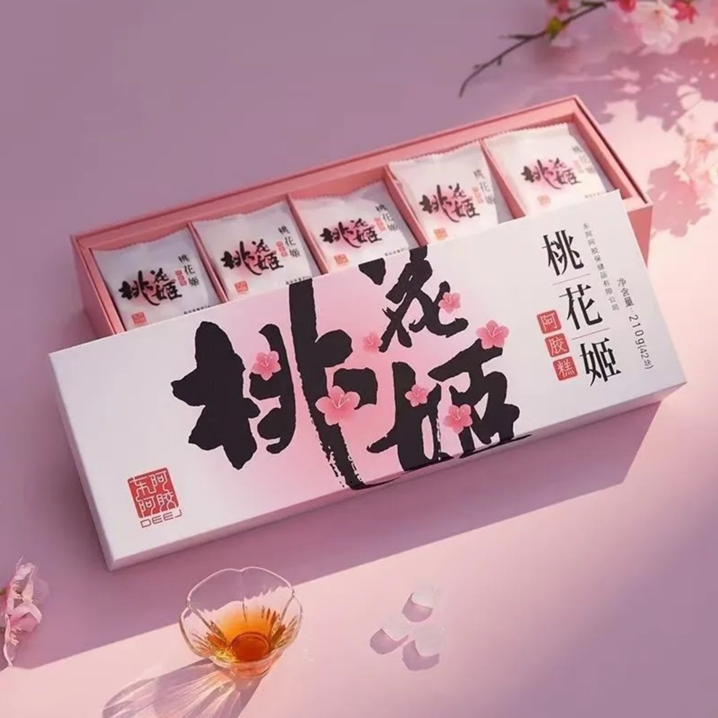 【澳門發貨】東阿阿膠 桃花姬阿膠糕 210g