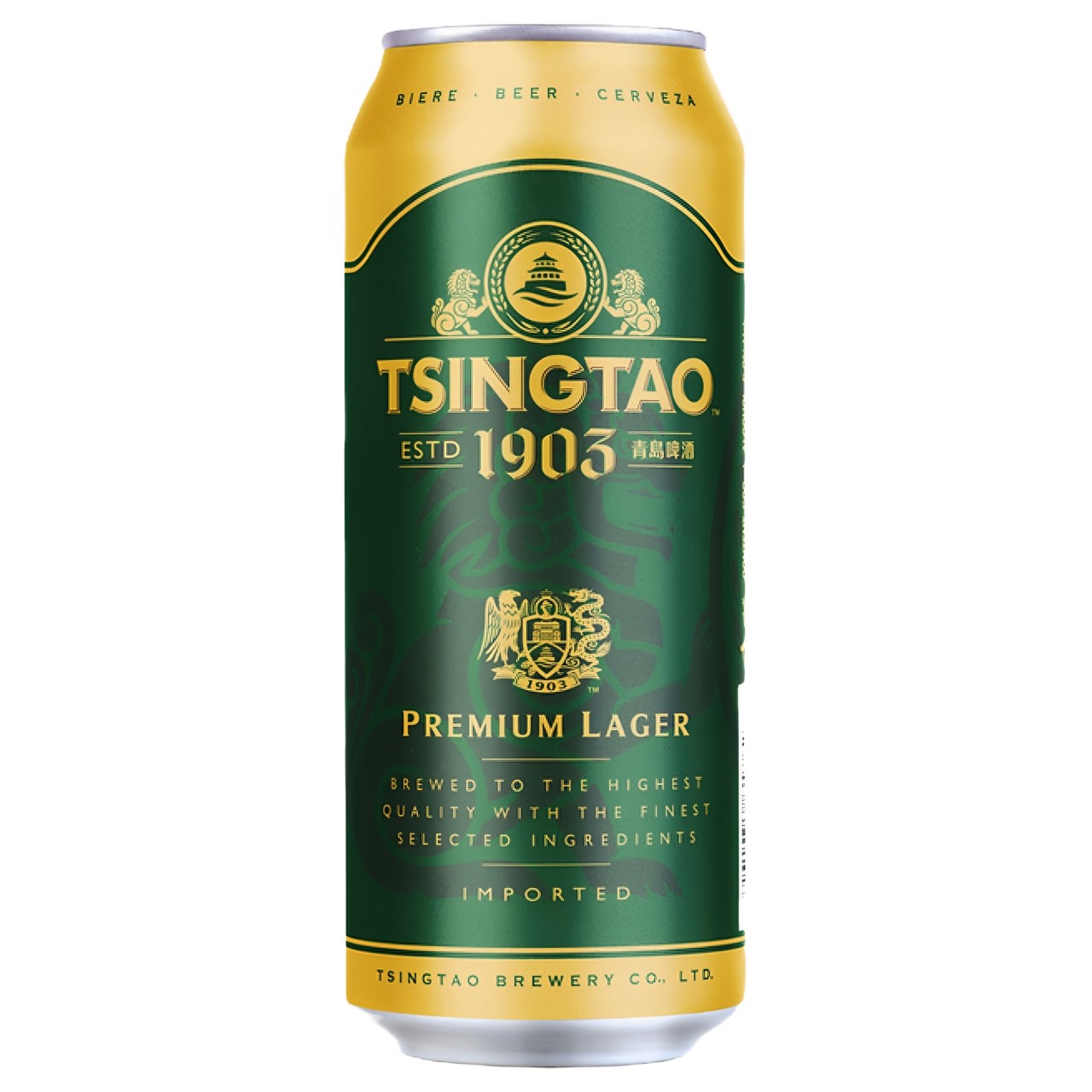 【澳門發貨】（原箱12罐）TsingTao青島啤酒1903 500ml高罐裝巨罐青啤