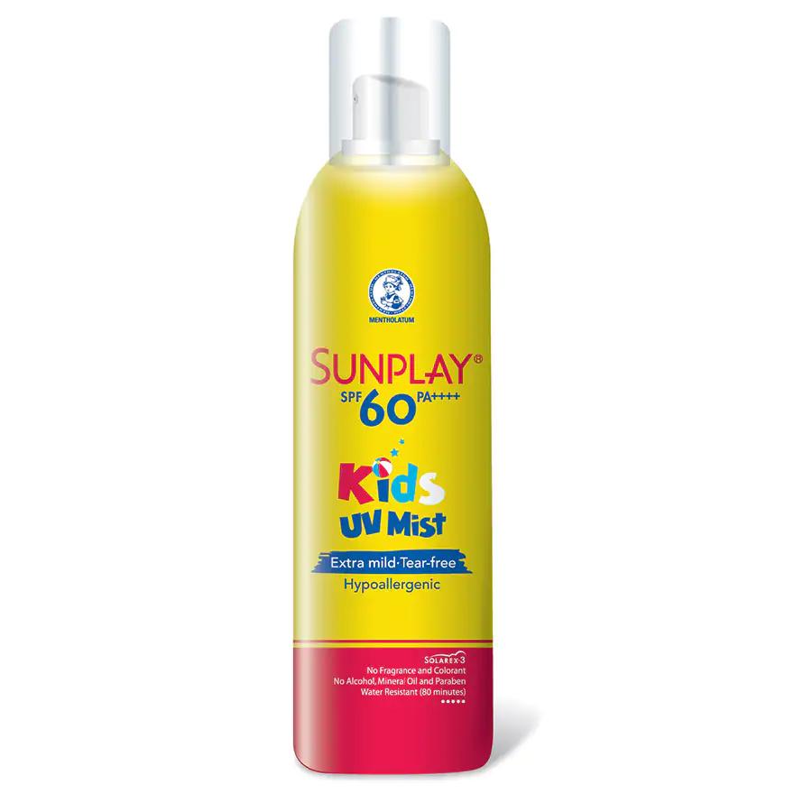 【澳門發貨】（6件起購） MENTHOLATUM 曼秀雷敦 SUNPLAY 兒童溫和防曬霜 SPF 60 PA ++++ 200ml 低刺激低過敏小孩幼兒用防曬