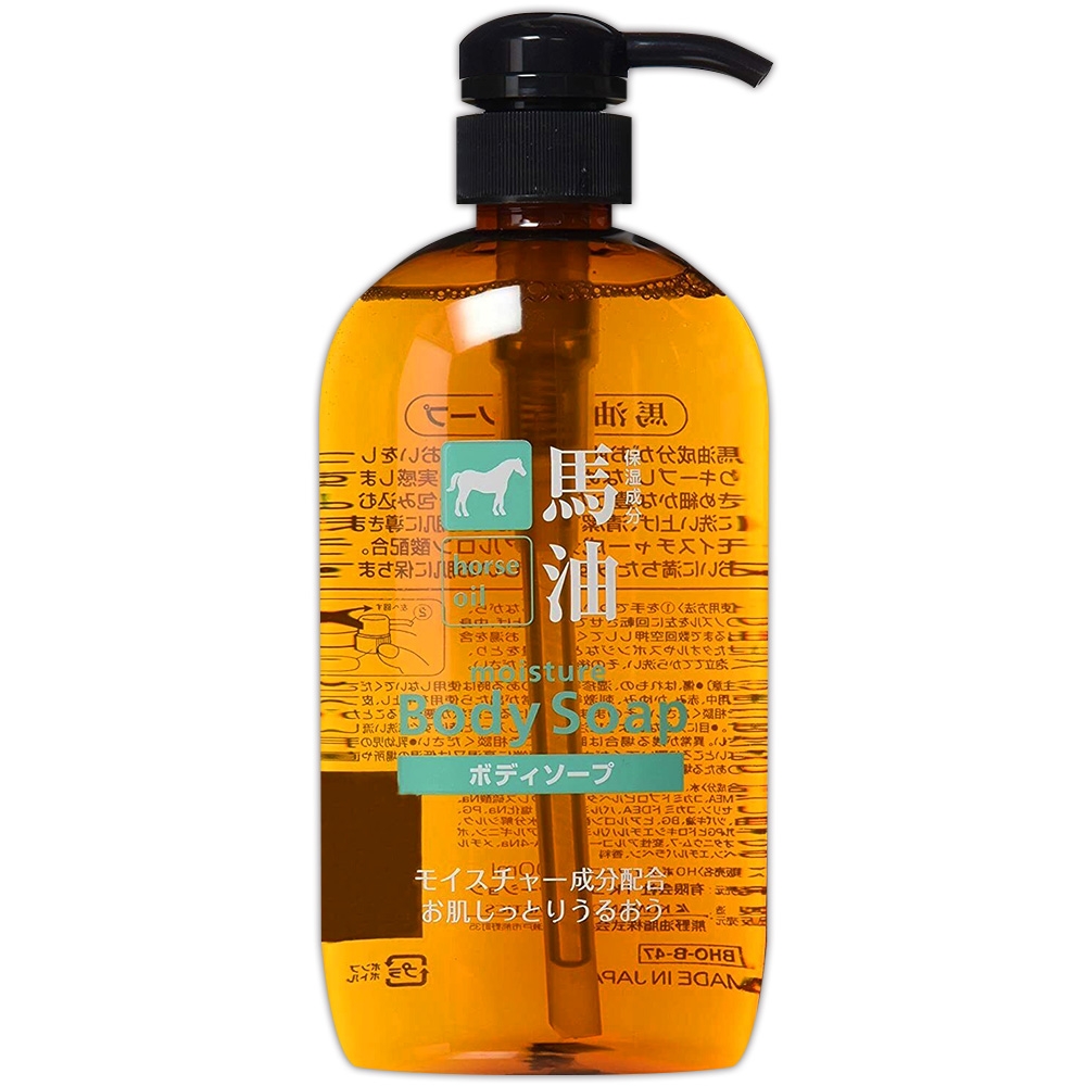 【澳門發貨】KUMANO熊野油脂馬油沐浴露600ml細膩豐富泡沫保持肌膚潔淨健康滋潤水嫩全身肌膚沐浴乳