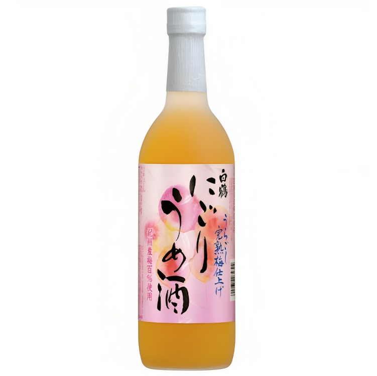 【澳門發貨】（3支起購）HAKUTSURU 白鶴梅酒濁酒720ml紀州南高梅完熟100%