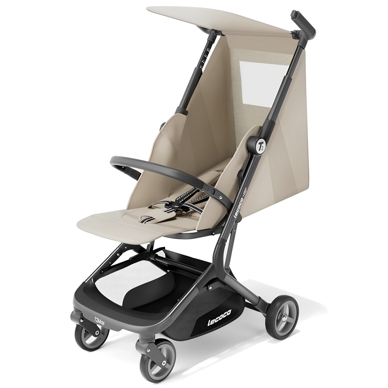 lecoco 樂卡輕便折疊嬰兒車可全躺寶寶旅行口袋推車可登機t2溜娃遛娃神器