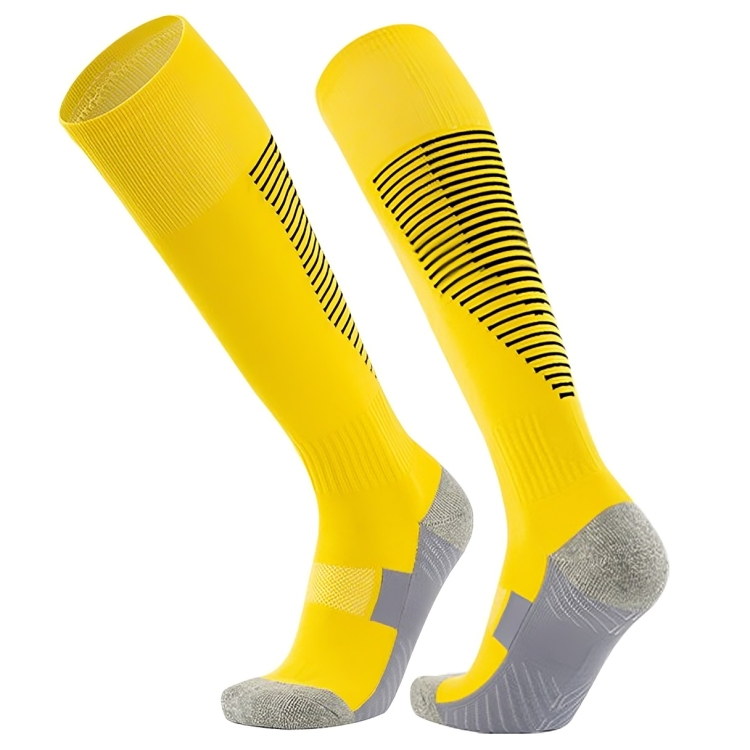 專業足球襪過膝毛巾底防滑減震訓練襪子兒童成人男士女士長筒多色可選