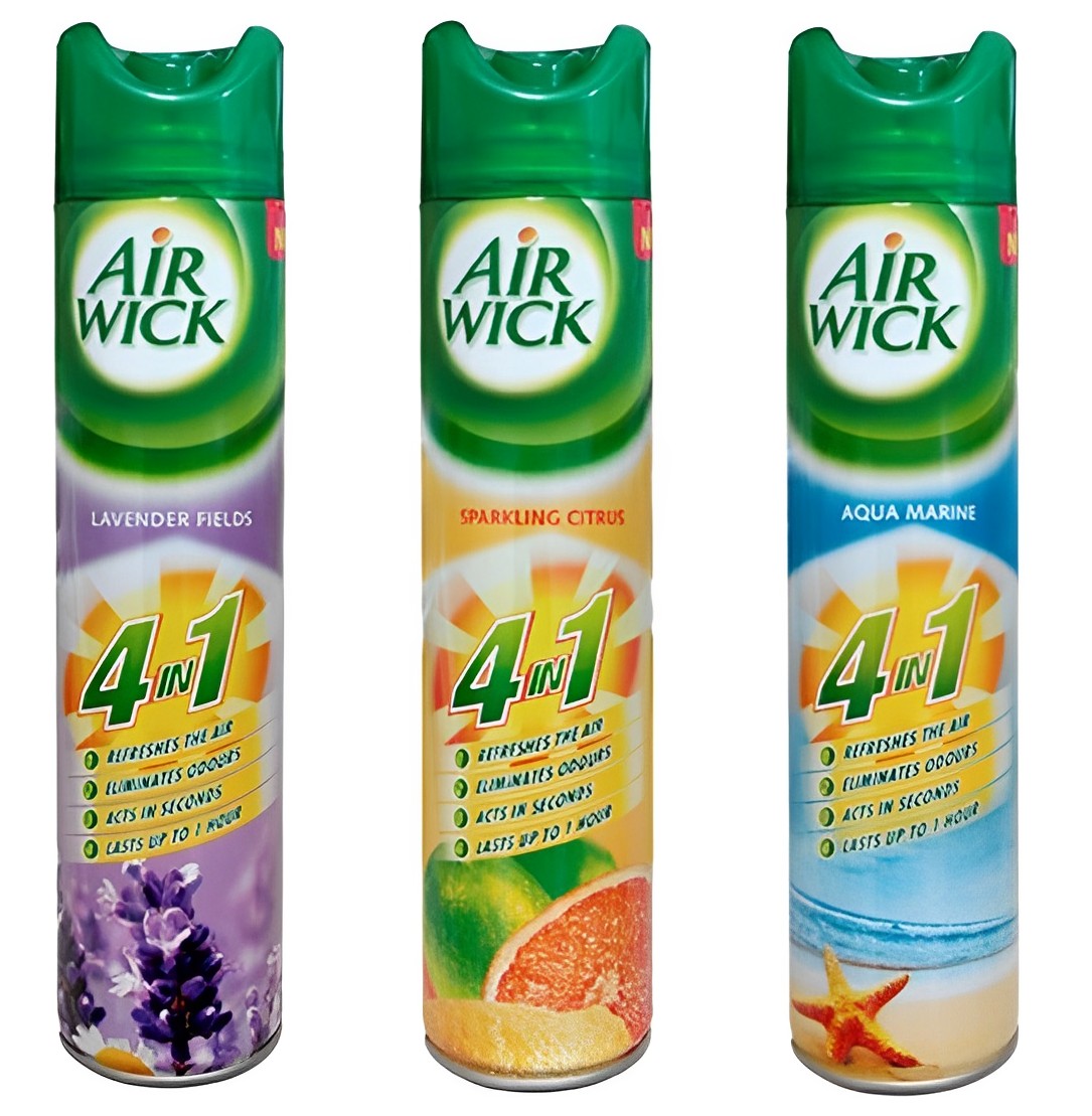 【澳門發貨】Air wick 喜詩4合1空氣清新劑300ml薰衣草/檸檬/清新海洋異味去除劑空氣淨化噴霧家居除臭持久芳香