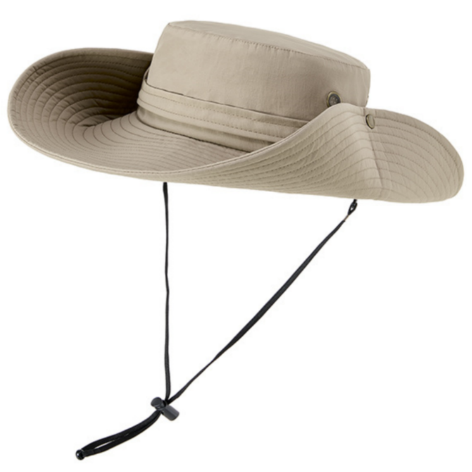 加寬防潑水漁夫帽新款漁夫帽春秋季時尚百搭潮流遮陽防曬太陽盆帽