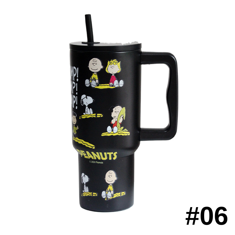 Snoopy史努比冰霸杯大容量大水杯巨無霸杯子吸管保溫杯女噸噸杯生日禮物卡通造型杯