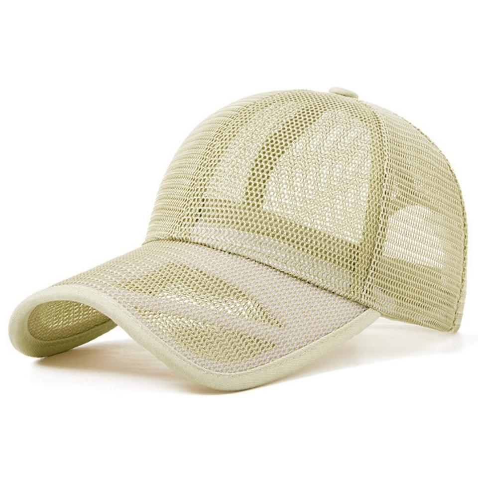 透氣全網棒球帽高品質春夏加大加深頭圍太陽帽透氣網眼棒球帽男女士鴨舌防曬帽子