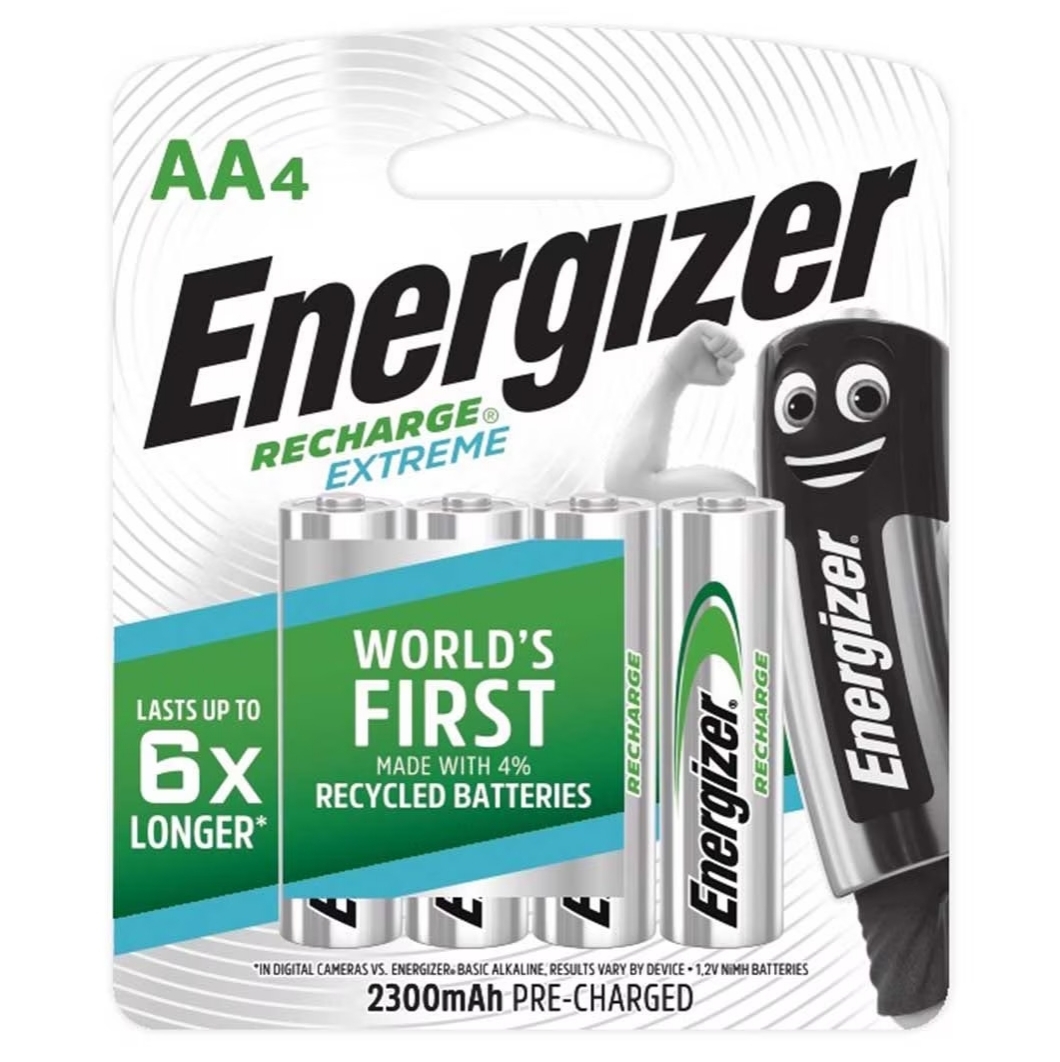 【澳門發貨】Energizer 勁量充電系列 AA/2A極至型充電池4個裝環保充電池