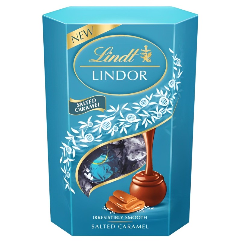 【澳門發貨】LINDOR 瑞士蓮焦糖海鹽軟心朱古力200g盒裝巧克力