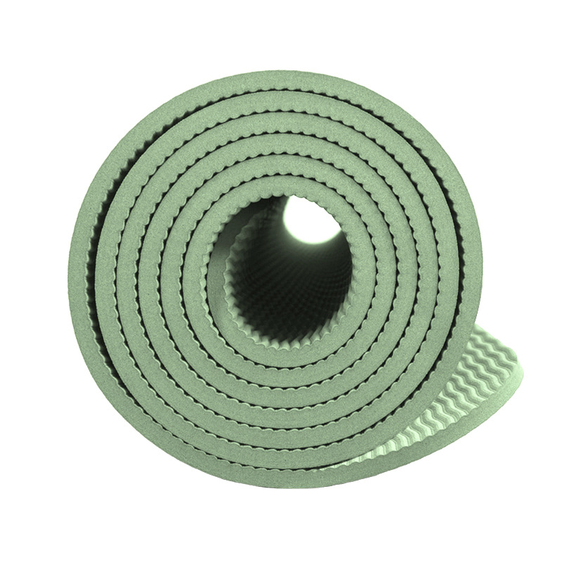 TPE瑜伽墊體位線單層單色加寬運動健身墊