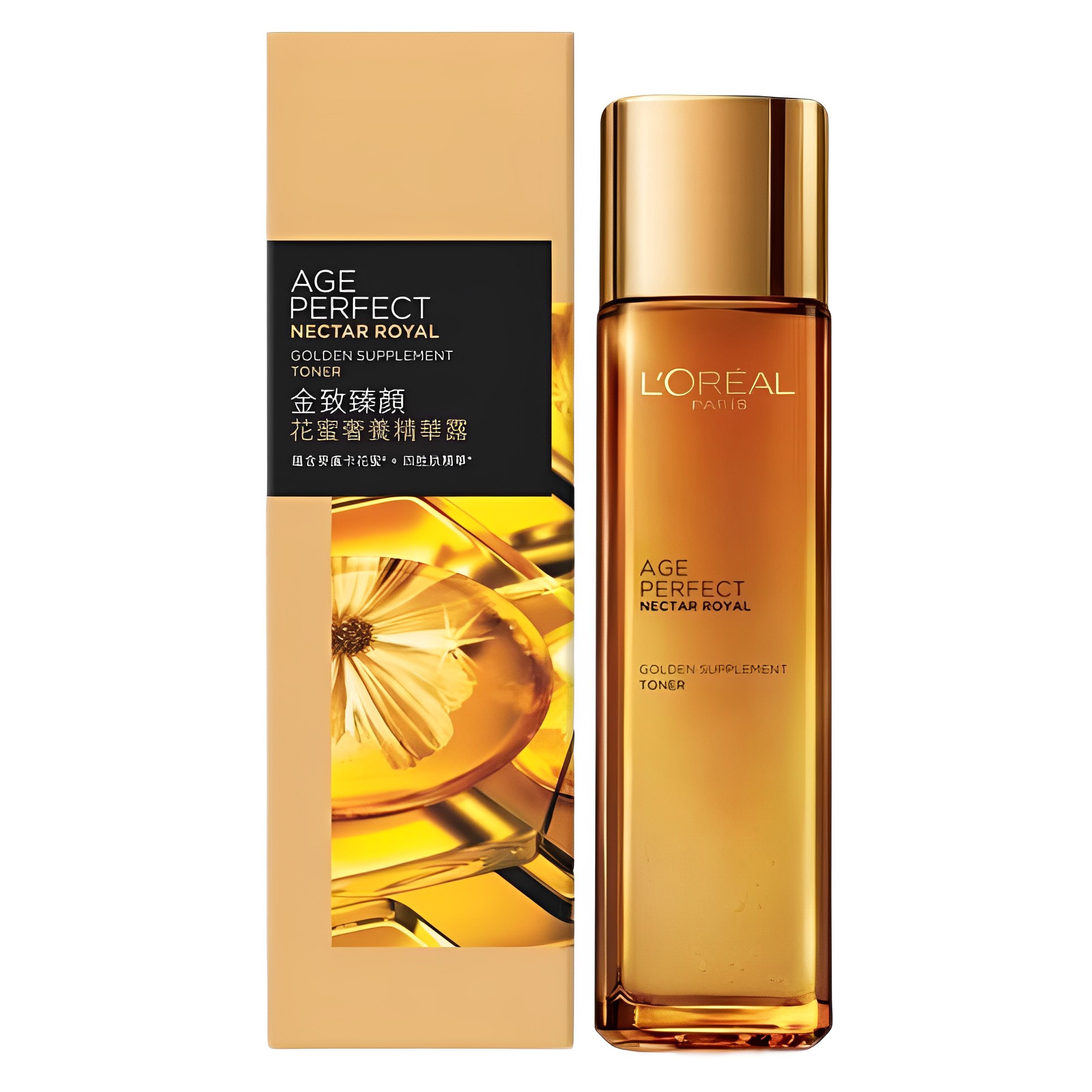 【澳門發貨】L'Oréal Paris 巴黎萊雅金致臻顏花蜜奢養精華露130ml深度滋養抗皺緊緻保濕彈潤膠原蛋白