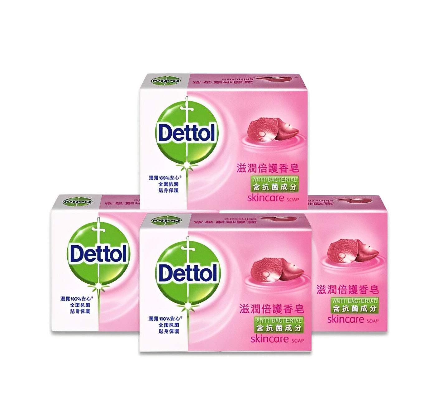 【澳門發貨】Dettol滴露消毒香梘(倍護)3+1優惠裝抑菌香皂清爽洗澡沐浴全身可用家用肥皂滋潤倍護健康