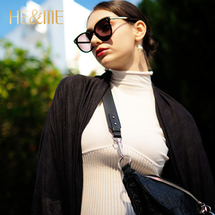 【休閒系列】HE&ME 雅緻經典頻譜圍巾