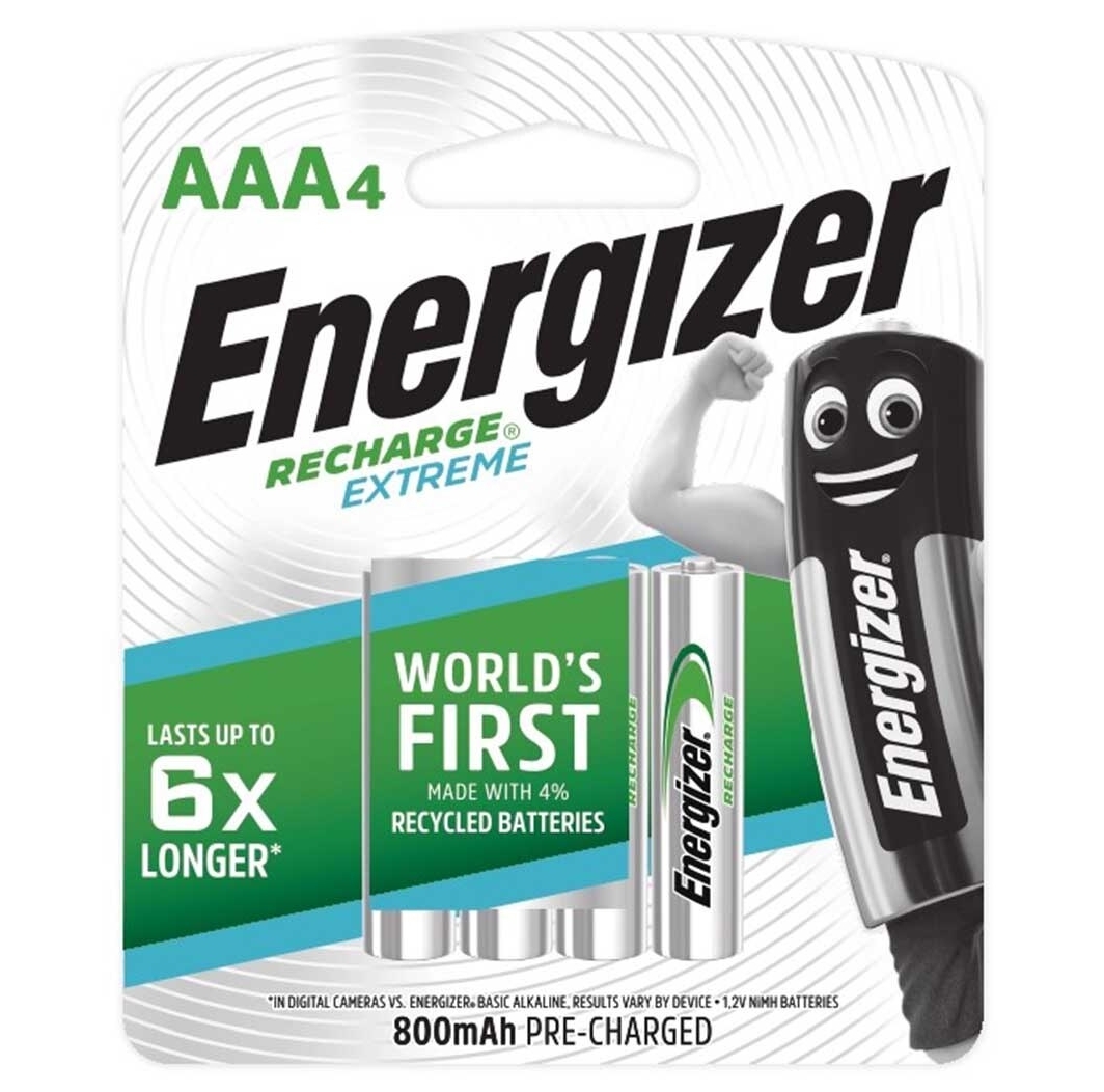 【澳門發貨】Energizer 勁量充電系列 AAA/3A極至型充電池4個裝環保充電池