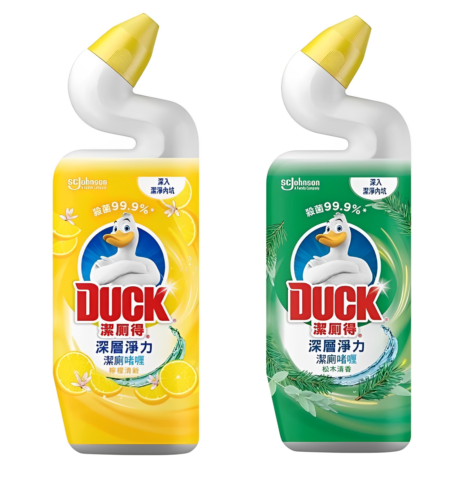 【澳門發貨】DUCK潔廁得深層淨力潔廁啫喱檸檬清新/松木清香750ml廁所馬桶廁盆殺菌去污除臭氣味清新