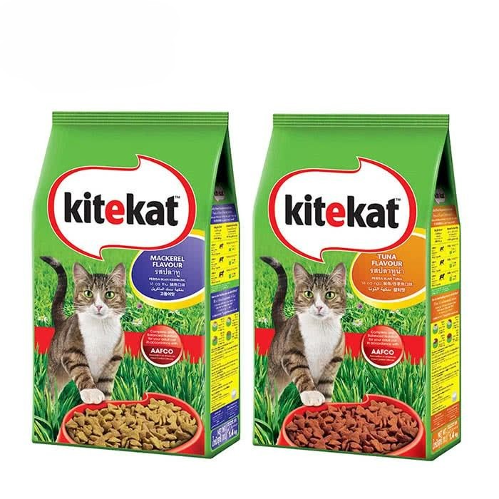 【澳門發貨】（原箱6包）kitekat乾貓糧1.4kg貓乾糧貓飼料