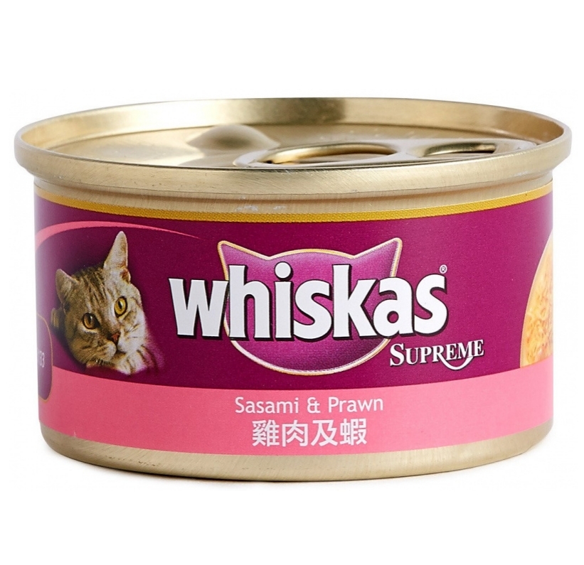 【澳門發貨】（原箱24罐）whiskas偉嘉極品濕貓糧85g寵物貓貓咪零食罐頭主食罐營養糧食貓罐頭