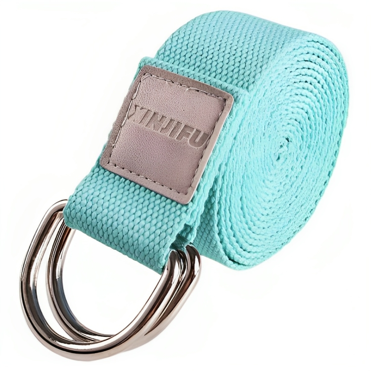 瑜伽輔助伸展帶拉筋帶改善駝背瑜珈繩子拉力帶男女初學者拉伸帶經典不鏽鋼鋼環加寬抗拉牢固耐用