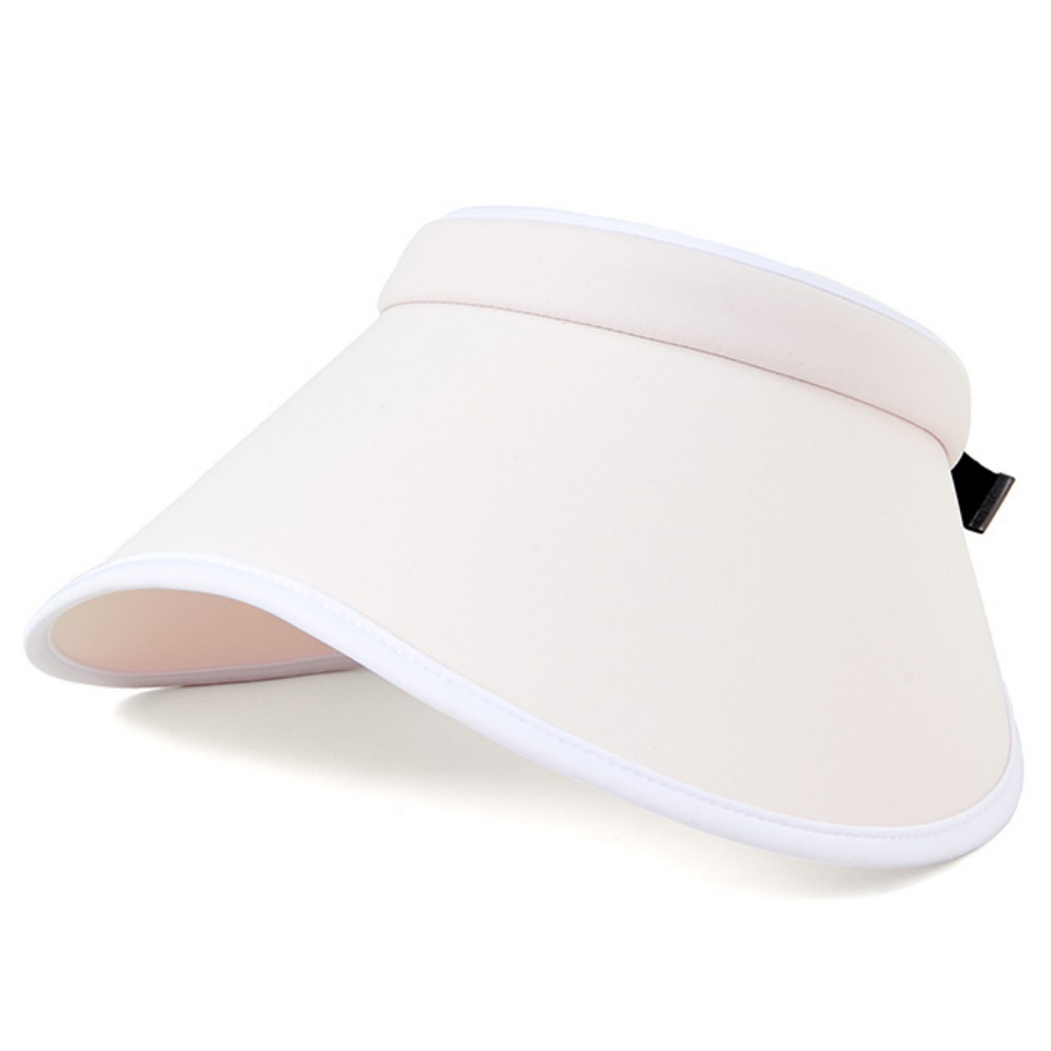 弧形空頂防曬帽遮陽韓版空頂防曬帽戶外運動騎行加長簷帽子男時尚太陽帽