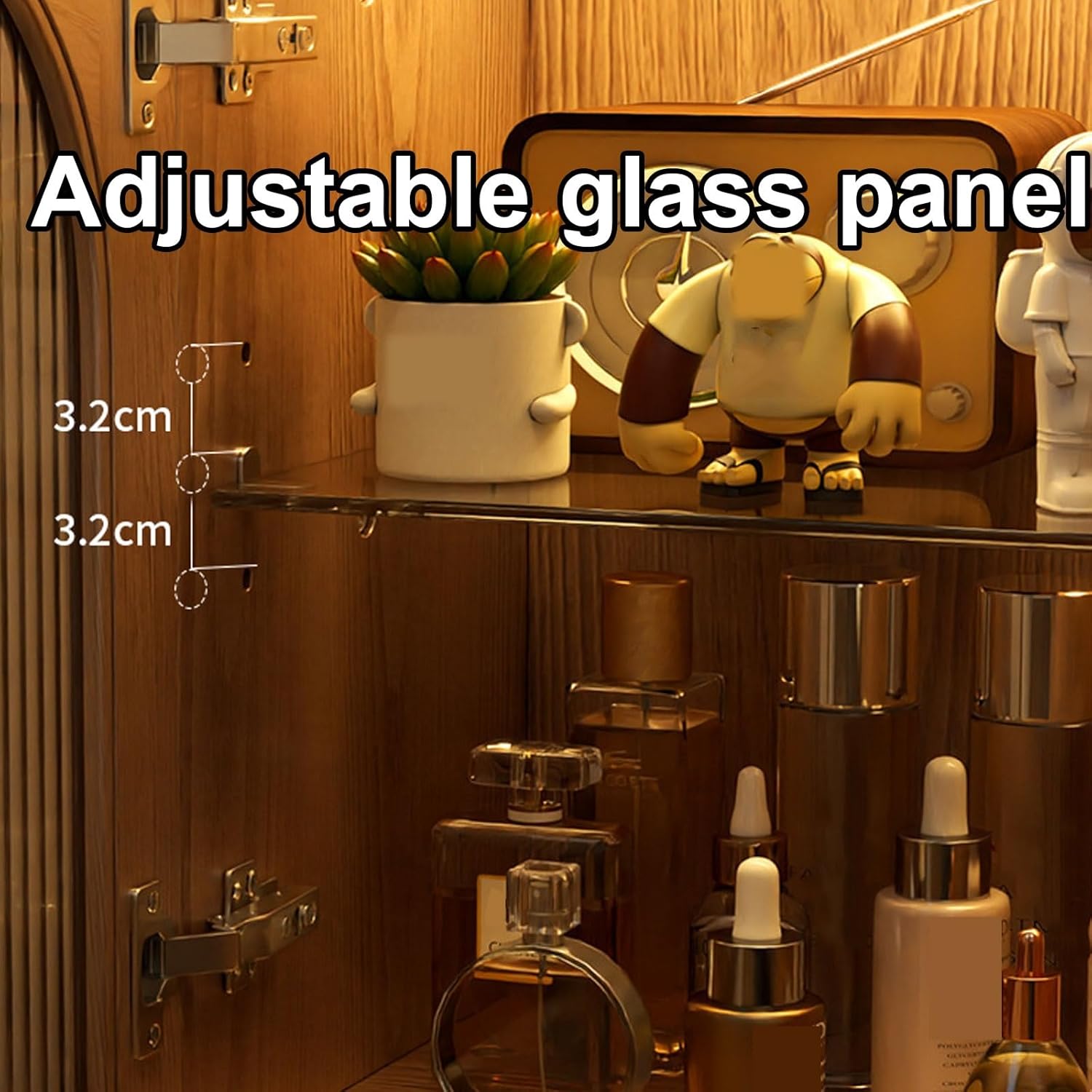 創意機器人邊櫃帶燈客廳沙發茶几置物櫃儲物櫃實木邊幾床頭櫃