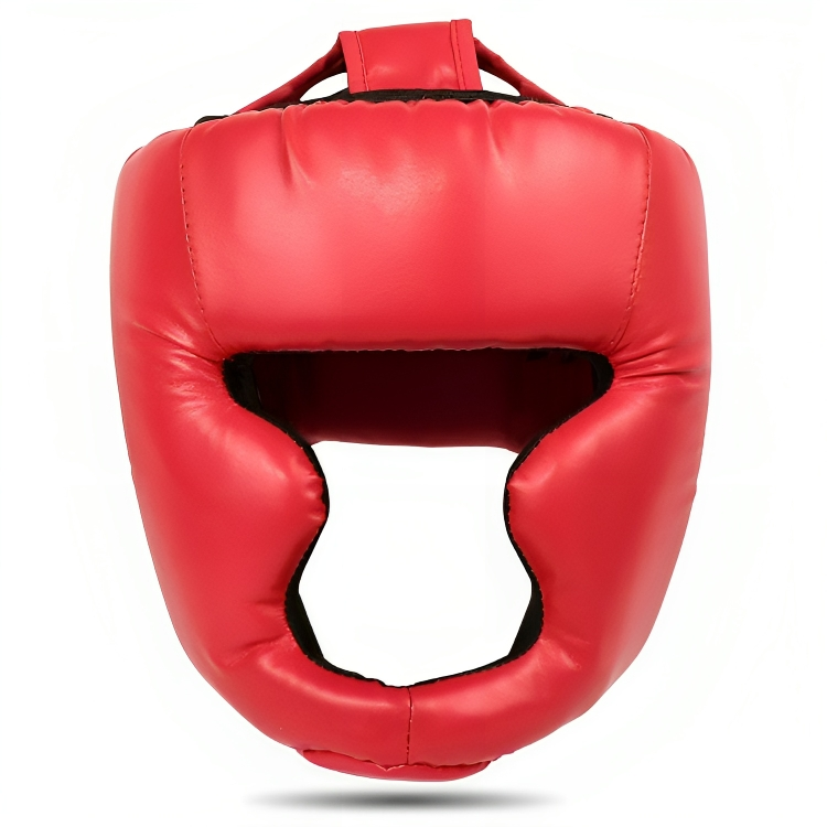 拳擊護頭頭盔散打成人兒童小孩護臉搏擊跆拳道護具頭套自由調節舒適透氣面料海綿內膽