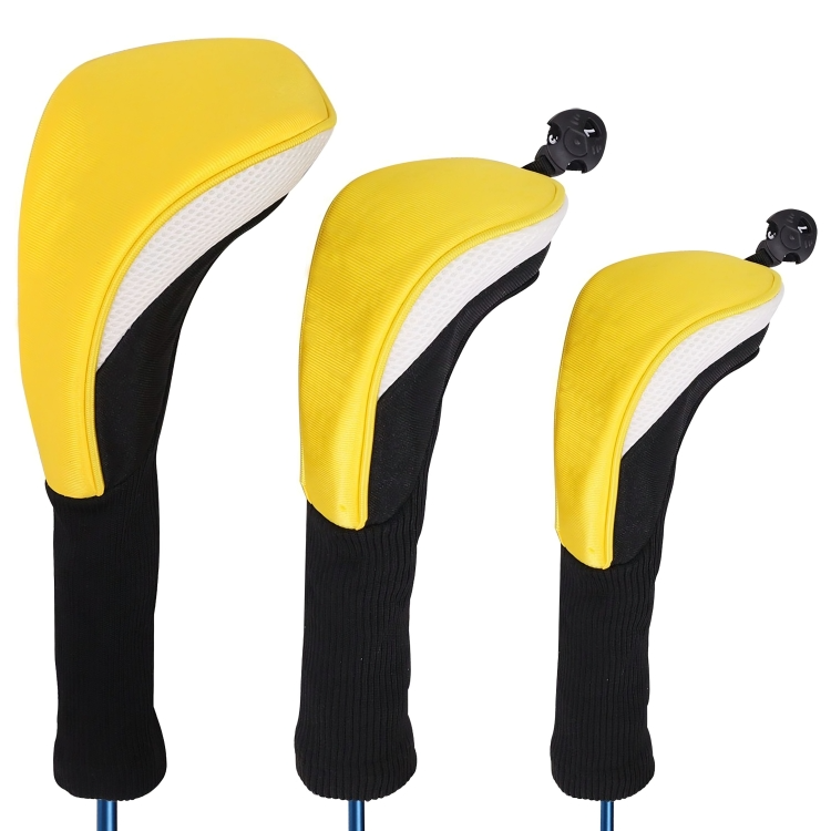 高爾夫球杆套三件套一三五號木杆保護套高爾夫帽套