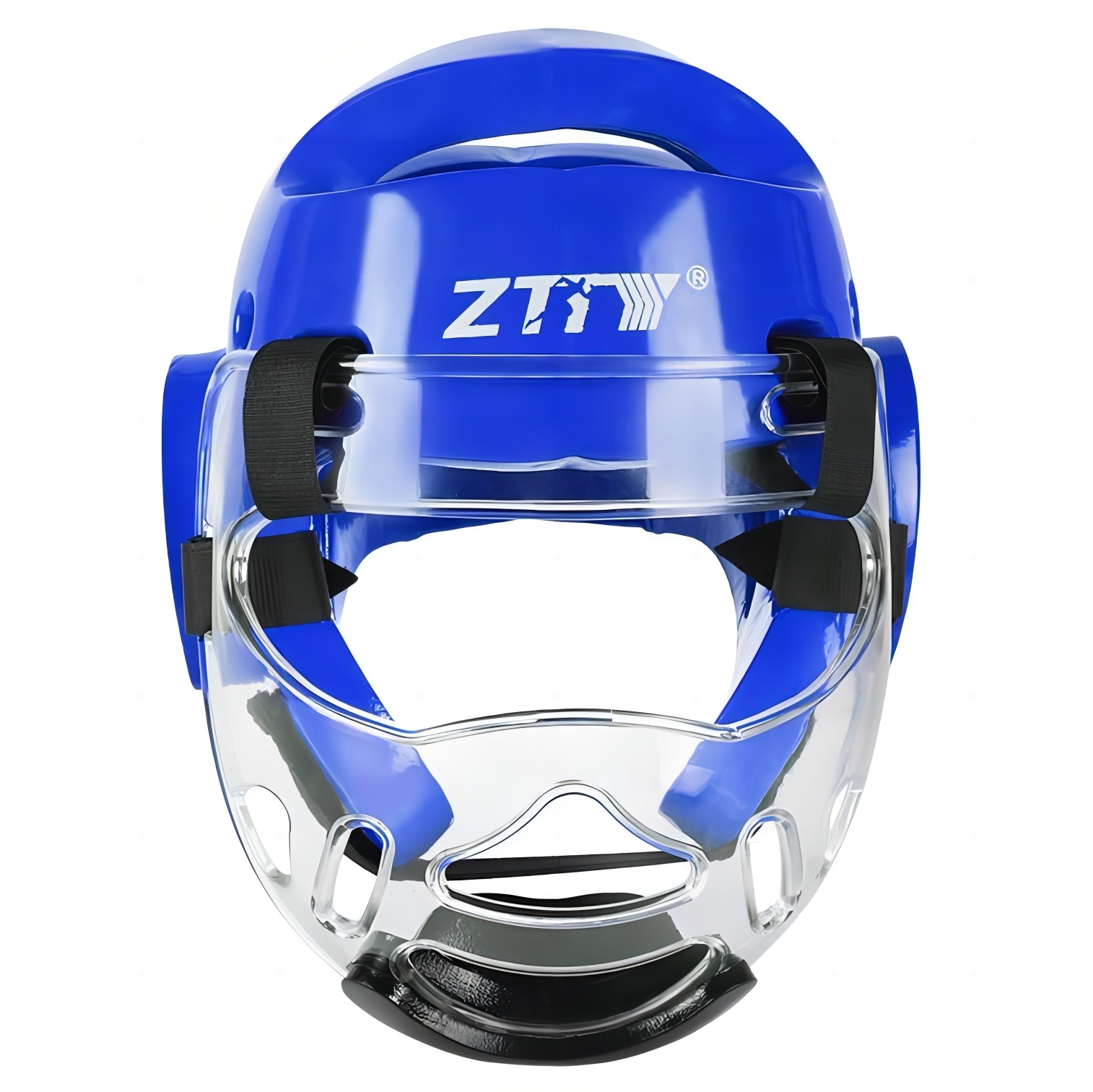 跆拳道頭盔成人兒童訓練護具跆拳道護頭NBR可拆卸面罩