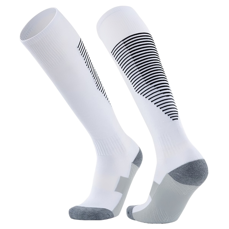 專業足球襪過膝毛巾底防滑減震訓練襪子兒童成人男士女士長筒多色可選