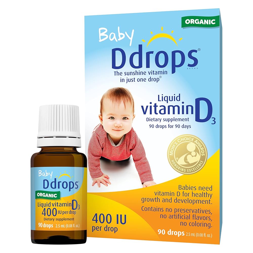 【澳門發貨】（2件起購）Baby Ddrops 嬰兒 維生素 D3 滴劑