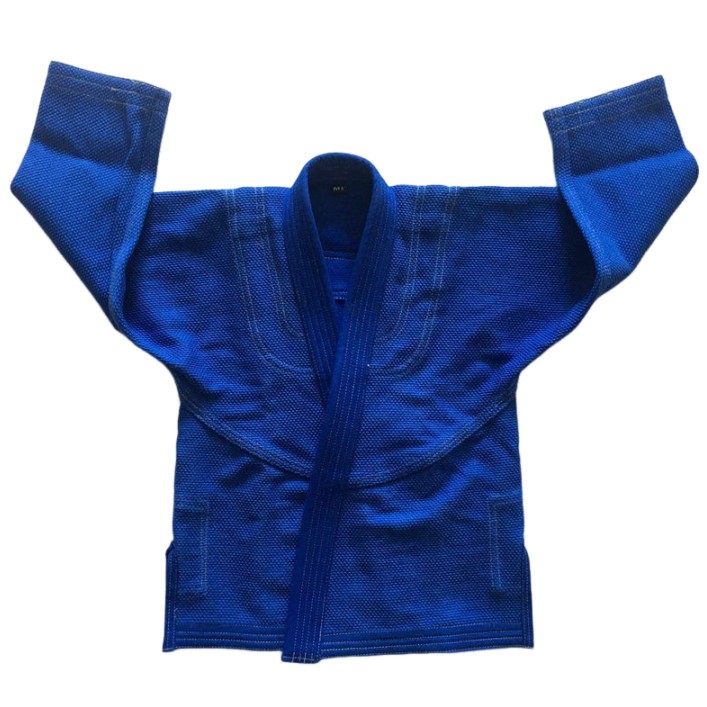 巴西柔術服專業巴柔訓練比賽服兒童成人黑藍白