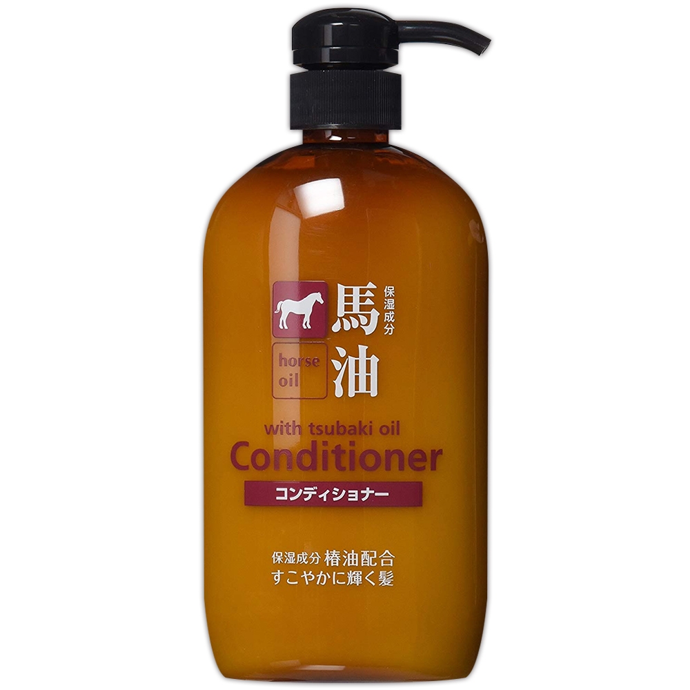 【澳門發貨】KUMANO熊野油脂馬油無矽保濕護髮素600ml滋潤保濕防脫生髮改善毛躁損傷修復